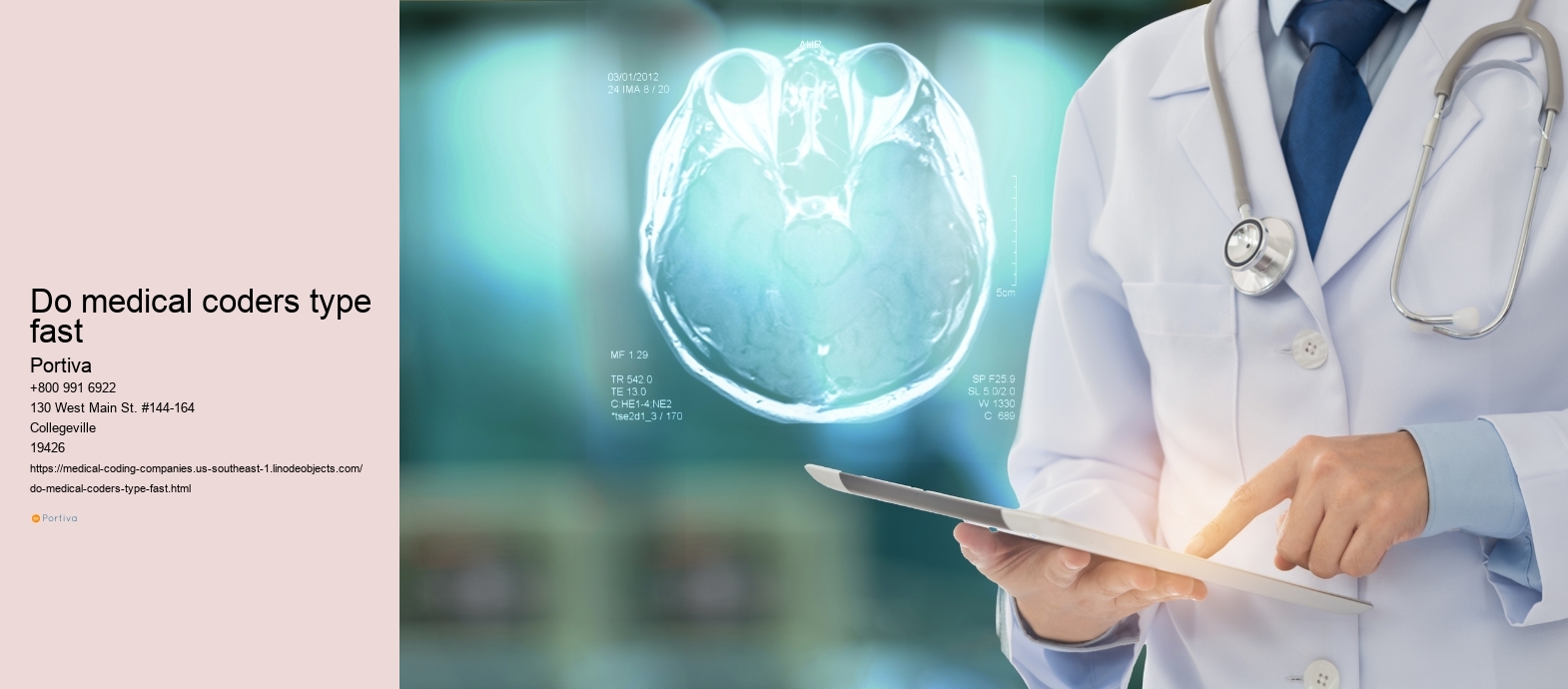 Do medical coders type fast