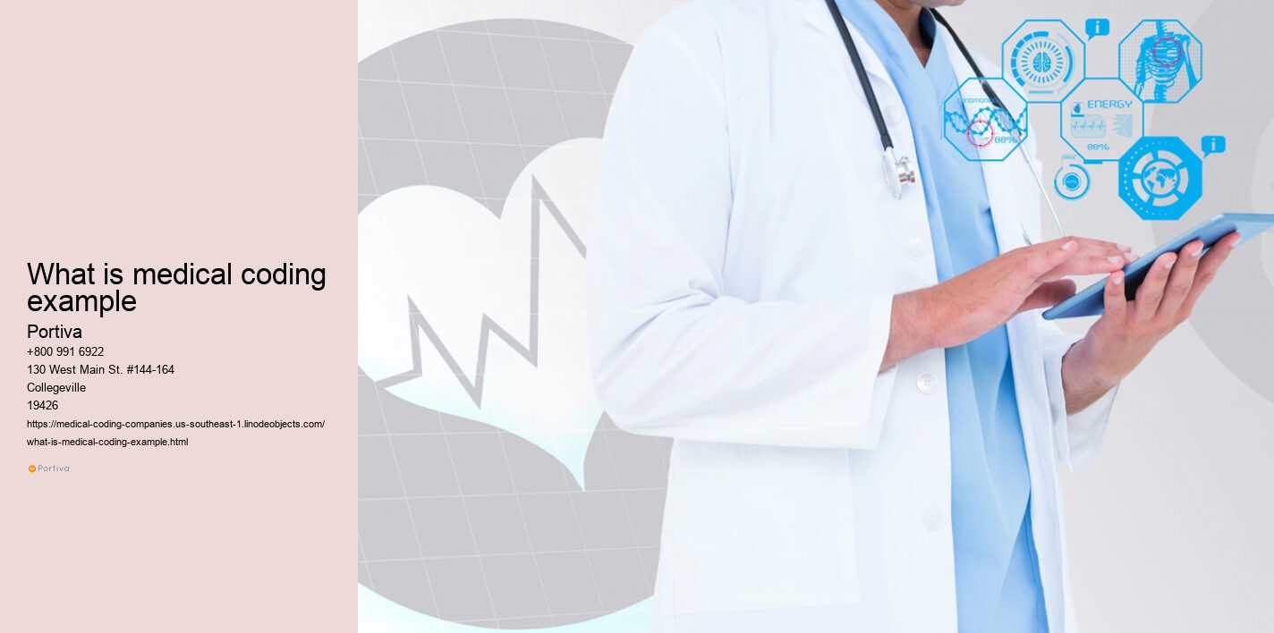 What is medical coding example