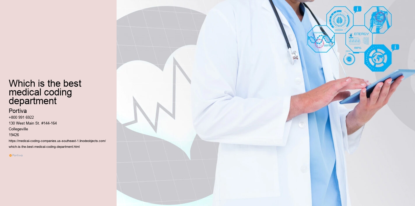 Which is the best medical coding department